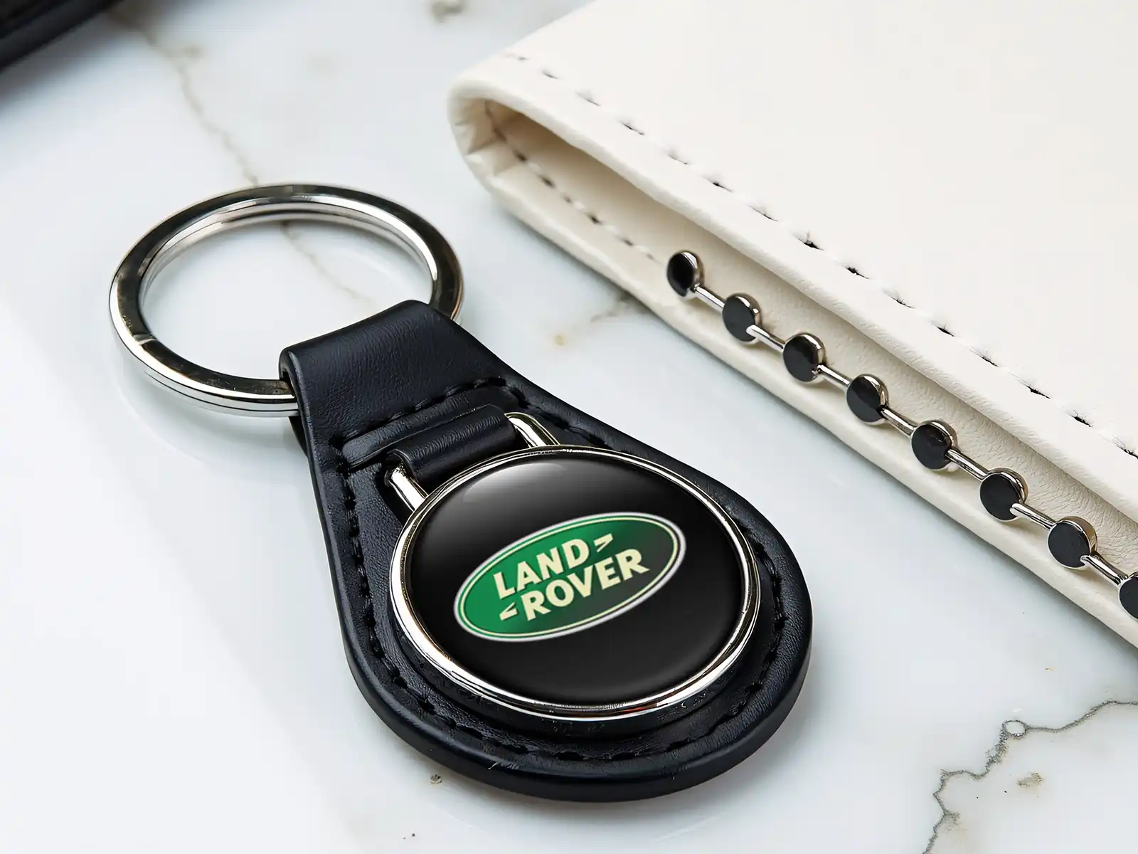 Land Rover Kunstleder Schlüsselanhänger Edler Anpassbarer Stil